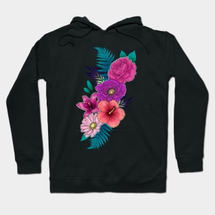 Tropical Flowers Hoodie